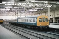 Class 101 DMU at Edinburgh Waverley