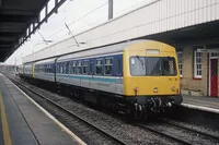 Class 101 DMU at Warrington Bank Quay