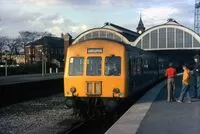 Class 101 DMU at Darlington
