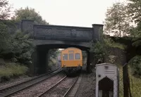 Class 101 DMU at between Five Ways and University