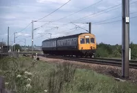 Class 101 DMU at Barkston