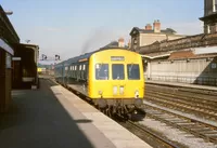 Class 101 DMU at Wakefield Kirkgate