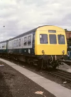 Class 101 DMU at Heaton depot