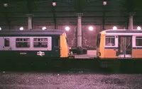 Class 101 DMU at Darlington