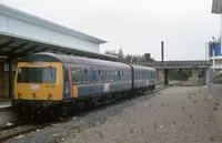 Class 101 DMU at Wrexham Central