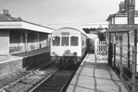 Class 101 DMU at Halesworth