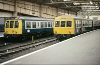 Class 101 DMU at Edinburgh Waverley