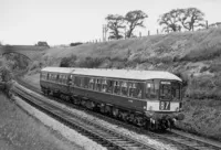 Class 103 DMU at east of Hammerwich