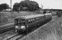 Class 103 DMU at Bentley Heath