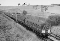 Class 104 DMU at Newchapel and Goldenhill