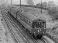 Class 104 DMU at Croft