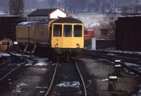 Class 104 DMU at Buxton depot