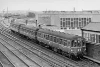 Class 104 DMU at Bushbury