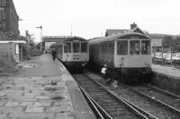 Class 104 DMU at Shaw