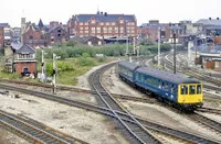 Class 104 DMU at Bolton