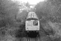 Class 105 DMU at Houston and Crosslee