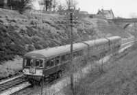 Class 105 DMU at near Sutton Coldfield