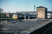 Class 105 DMU at Spalding Town