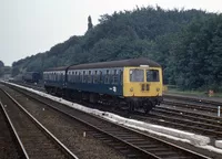 Class 105 DMU at Hitchin