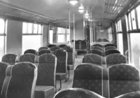 Second class saloon in a Cravens Class 105 DMU