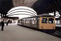 Class 105 DMU at York