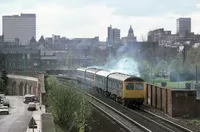 Class 105 DMU at Marsh Lane, Leeds