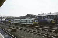 Class 105 DMU at Doncaster