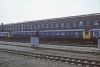 Class 105 DMU at Doncaster