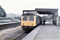 Class 105 DMU at Bedford St Johns