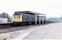 Class 105 DMU at Bedford St Johns