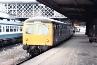 Class 105 DMU at Sheffield