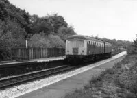 Class 105 DMU at Stubbins