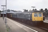 Class 105 DMU at Lowestoft