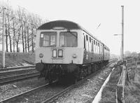 Class 105 DMU at Potters Bar