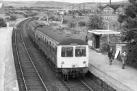 Class 105 DMU at Milnrow