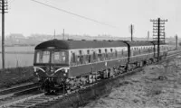 Class 105 DMU at Wilnecote