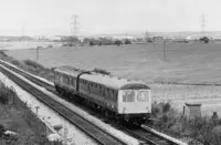 Class 105 DMU at Hapton