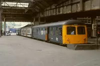 Class 105 DMU at Edinburgh Waverley