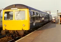 Class 105 DMU at Manningtree