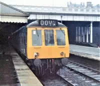 Class 107 DMU at Edinburgh Waverley