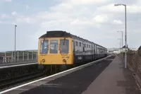 Class 107 DMU at Prestwick