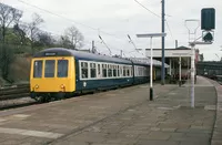 Class 108 DMU at Lancaster