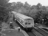 Class 108 DMU at Burley-in-Wharfedale
