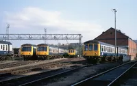 Class 108 DMU at Bristol Bath Road depot
