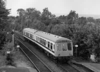 Class 108 DMU at Burley-in-Wharfedale