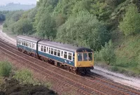 Class 108 DMU at Buxworth Cutting