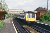 Class 108 DMU at Wilmcote