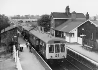 Class 108 DMU at Plumley