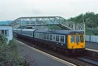 Class 108 DMU at Inverkeithing