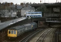 Class 108 DMU at Northgate Locks, Chester